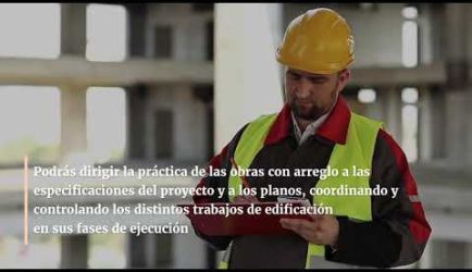 Vídeo sobre las salidas profesionales y el salario que gana un titulado de Encargado de Obra de Edificación
