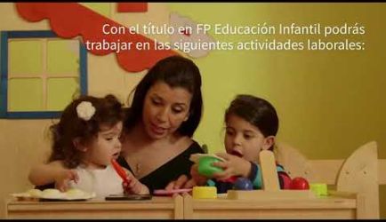 Encuentra aquí los puestos de trabajo y cuánto gana un titulado en el Curso de FP Educación Infantil: